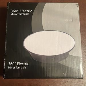 Mirror display 360 turntable(BLACK)